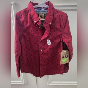 Maximus Rex Boys' Long-Sleeve Button-down Shirt